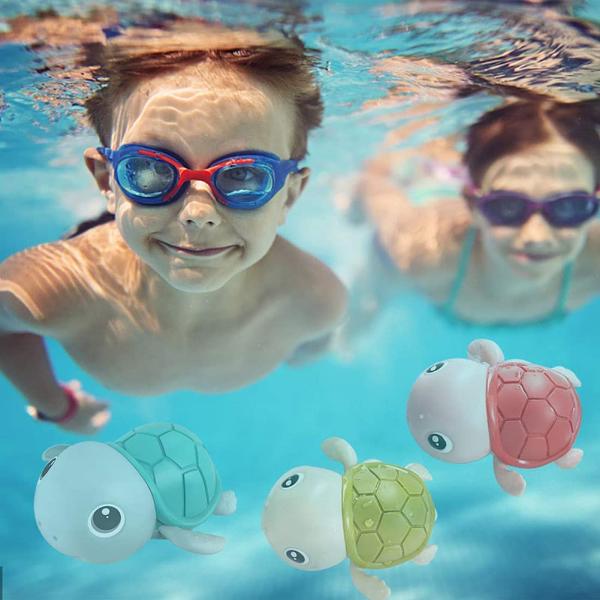 Water Bath Toy for Toddlers 1-3 Years Old Cute Animal Clockwork Bathtub Swimming Pool