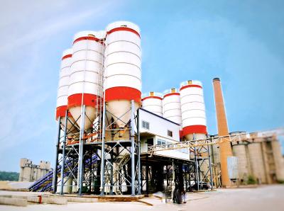 150T Concrete Cement Silo 15840mm Total Height For Concrete Mixing Stations