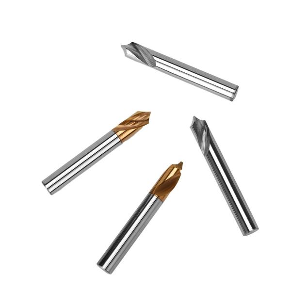 Wxsoon Tungsten Carbide 60 90 120 Degree Chamfer Endmills for Metal