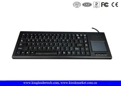 Teclado industrial plástico áspero com chaves de função e o Touchpad integrado