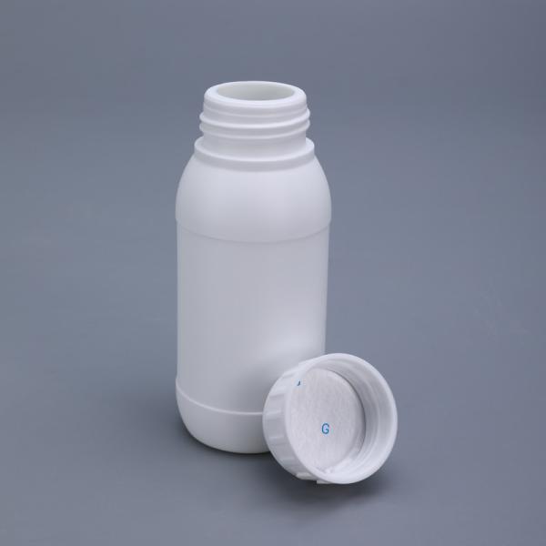 Garrafa de plástico COEX EVOH de 100 ml de coleira de HDPE para manipulação de líquidos na indústria química