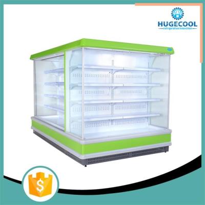 Degelo automático do refrigerador de poupança de energia da exposição de Multideck para manter-se fresco