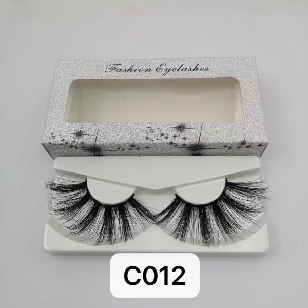 NATURAL HANDMADE 30MM OVERLENGTH REAL MINK EYELASH