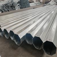Hongxin Philippines Galvanisé à chaud Poteau en acier de distribution octogonal standard NEA 25FT 30FT 35FT 40FT 45FT