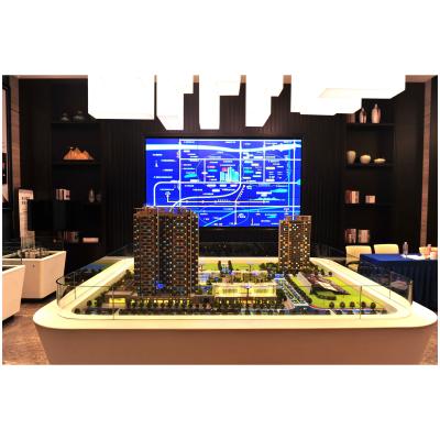 Modern Residential 1:100 Scale Model Complex Urban Model Architecture