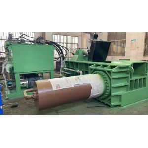 250 Ton Hydraulic Metal Baler With Large Chamber And Turn-Out Bale Discharge