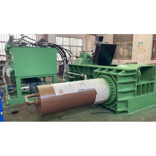 250 Ton Hydraulic Metal Baler With Large Chamber And Turn-Out Bale Discharge