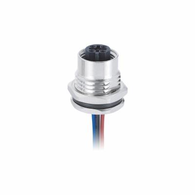 Painel masculino circular inoxidável IP67 do código PG9 do conector M12 B de Profibus
