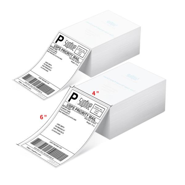 Multi Layer Thermal Adhesive Labels Peel And Reveal Thermal Label Rolls Custom Information