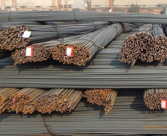 Q195 Q235 Hot Rolled Deformed Bar , Iron Rod Concrete Deform Reinforcing Steel Bar
