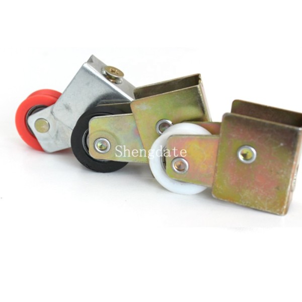 Aluminium Sliding Window Wheels for Doors & Windows Wheel V Groove Double Nylon Pulley