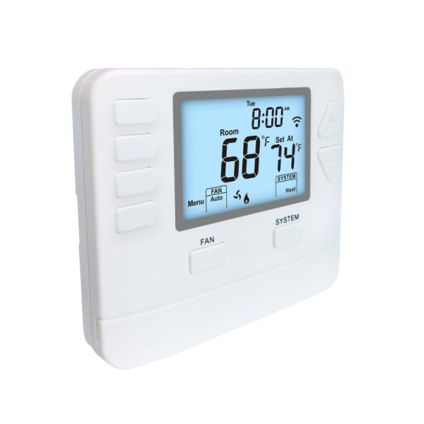 RIseem Smart 7 Day Programmable Thermostat Wi-Fi 2.4GHZ Take Control of Your Energy Usage with Customizable Programming