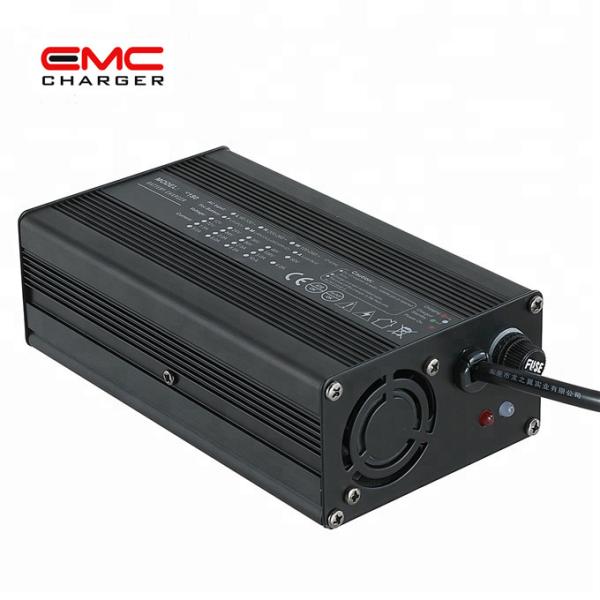 12V 8A Aluminium Alloy with Fan lithium battery charger for E-bike CE