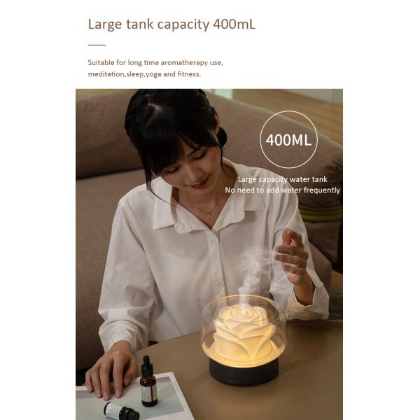 Ultrasonic 400ml Aroma Oil Diffuser Colorful LED Night Light Cold Mist