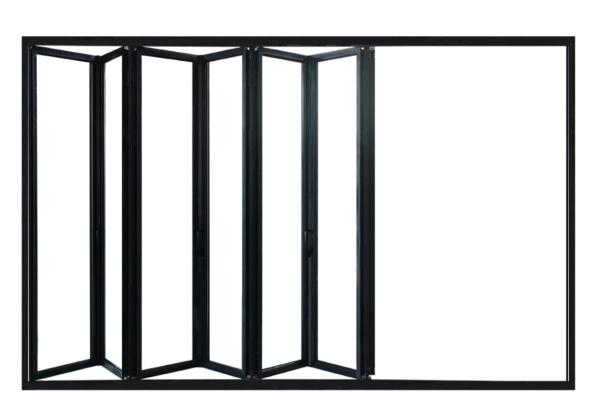 Villa Aluminum Framed Door Internal Bifold 0.76PVB Electrophoresis 2.0mm thickness