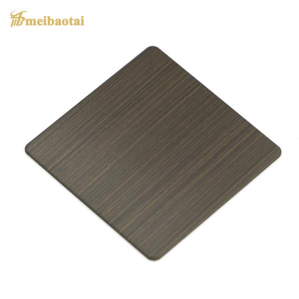 0.55mm Thickness 304 Grade Hairline Stainless Steel Sheet 1219x2438mm for Elevator Panels