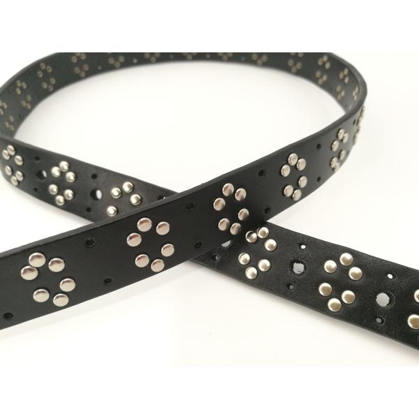 Цвет FK11925 пряжки серебра пояса неподдельных кожаных женщин обитый для молодой дамы