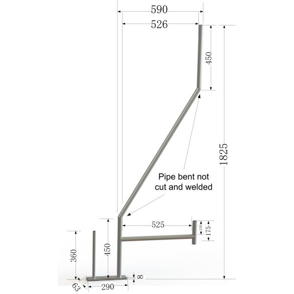 As 4687-2007 Standard 42 Microns Hdg Portable Fencing Panels 210cm X 240cm