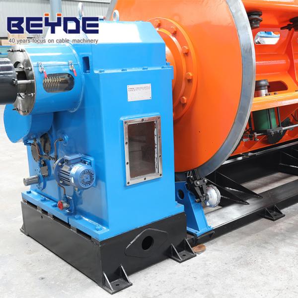 Safety Cable Making Equipment / Rigid Stranding Machine 2000 Millimeter Capstan