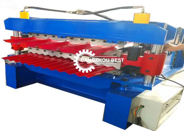 Double Layer Metal Roofing Corrugated Sheet Roll Forming Machine For Building