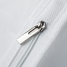Translucent Clothes Are High Quality And Dustproof Recycled Poly Custom Hanging Garment Cover Bag White