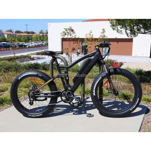 48V 21ah Aluminum Alloy Full Suspension Frame Fat Tire Electric Bike with 1000W Motor