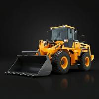tonne lourde  LW400KN 120kN du chargeur 4 de roue d'équipement de 2.4m3 125kW