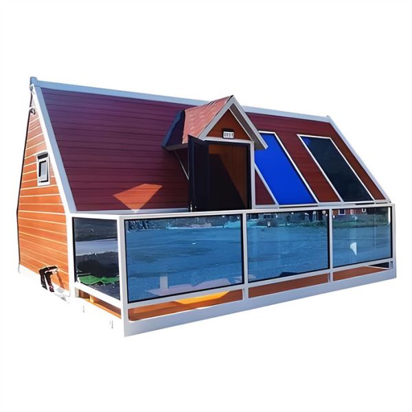 Modern Green Prefabricated Dwellings with Low Carbon Features