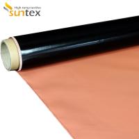 Rouleau de couverture en tissu ignifuge en fibre de verre enduite de caoutchouc silicone résistant aux intempéries