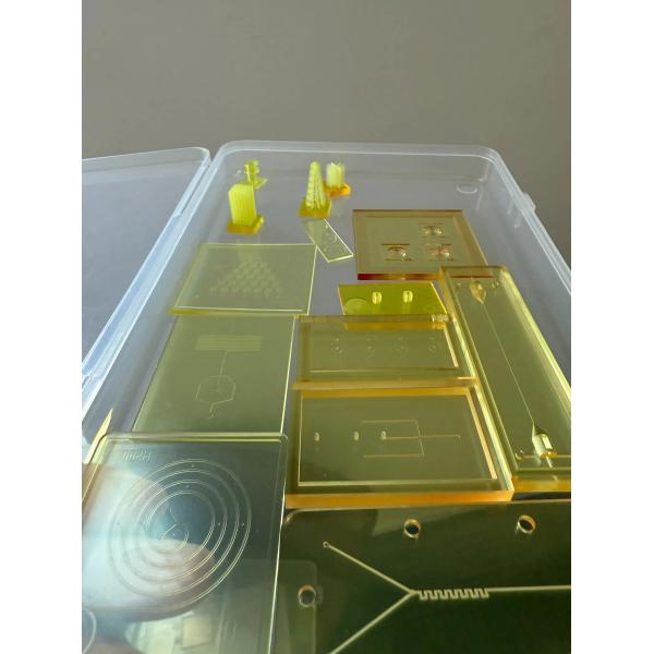 Resin 2um 5um Standard Microfuidic Chips Zegota Design Solution 3D Printing Services/3D Printer for Laboratory