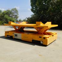 Carrinho de transferência Omni Wheels com elevador de tesoura pesado 550 Carrinho de transferência de bateria elétrica