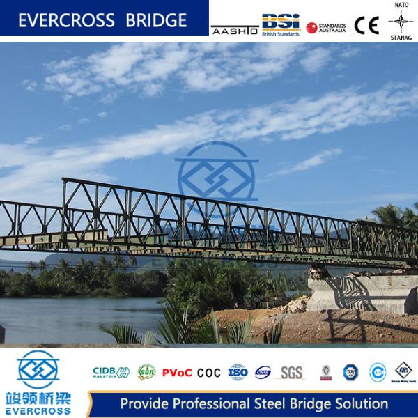 HD 200 Bailey composite steel bridge Double Truss Single Storey Reinforced DSR