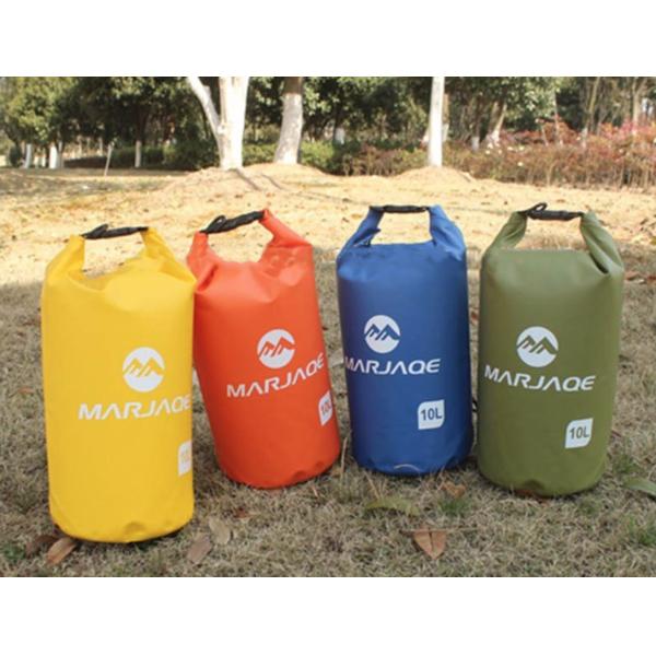 10L ПВХ брезент сухой мешок Сверхбортные водонепроницаемые сумки Кайакизм Каноэ Плавание Дайвинг