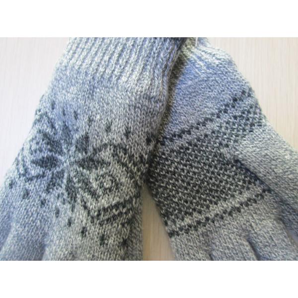 Ladies Acrylic Glove with Jacquard Snow Pattern--Thinsulate glove--Fashion glove--Gift