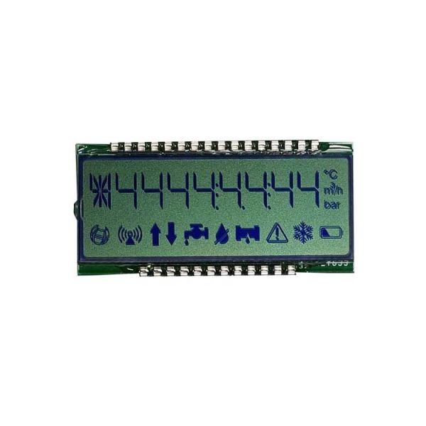Customized Size 9 Digit Stn Reflective Positive Lcd Panel Screen Display For Water Meter