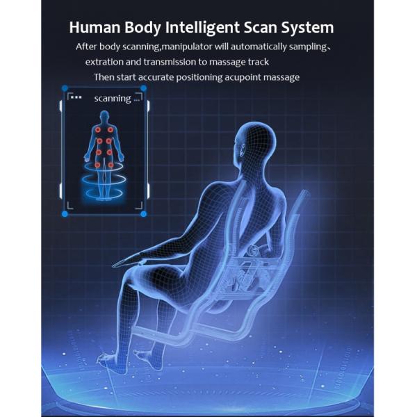 2d Luxury Zero Gravity Leather Recliner Massage Chairs TFT HD ISO9001