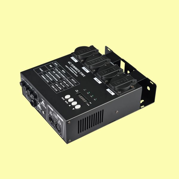 NEBULA 4-Channel DMX Dimmer Pack Power Distribution for Bulb High Efficiency Lighting Control