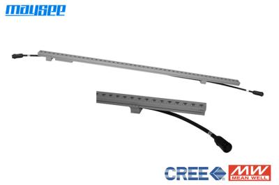 Luz linear 12Watt da arruela da parede do diodo emissor de luz do ângulo ajustável com 120° a lente convexa IP67