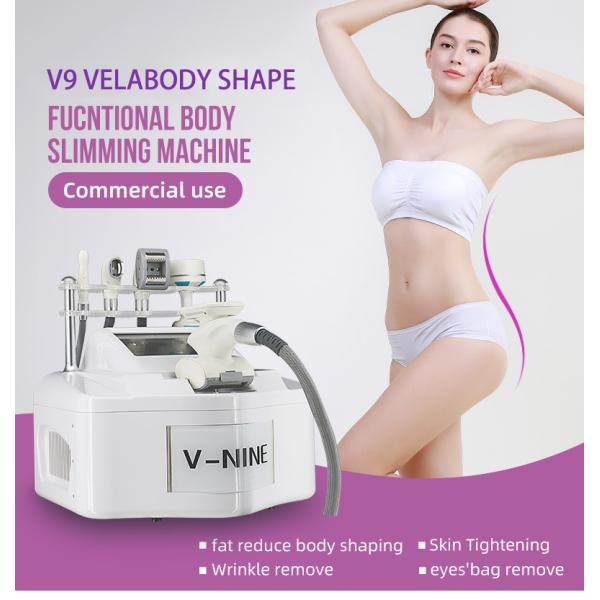 Portable V9 vela slim RF cavitation Infrared body shape slimming machine