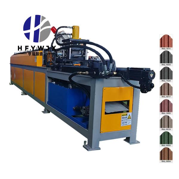 Color Steel Fence Panel Roll Forming Machine With PLC Electronic Control System 12 Row Molding
