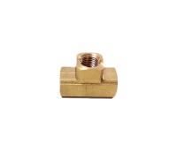 Encaixes de bronze fêmeas do T da mangueira de 1/4NPT* 1/4NP* 1/4NPT sem chumbo