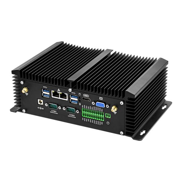 DC 9V - Fanless промышленный дисплей VGA HDMI USB GPIO ПК 36V двойной с дистанционным управлением