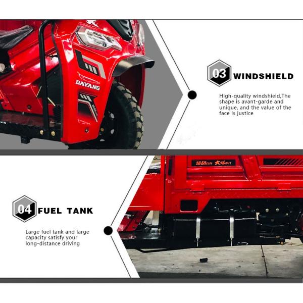 Задние пружинные листы 5 2 Моторизованный грузоподъемный трехколесный велосипед в Египте с двигателем Zongshen 250cc