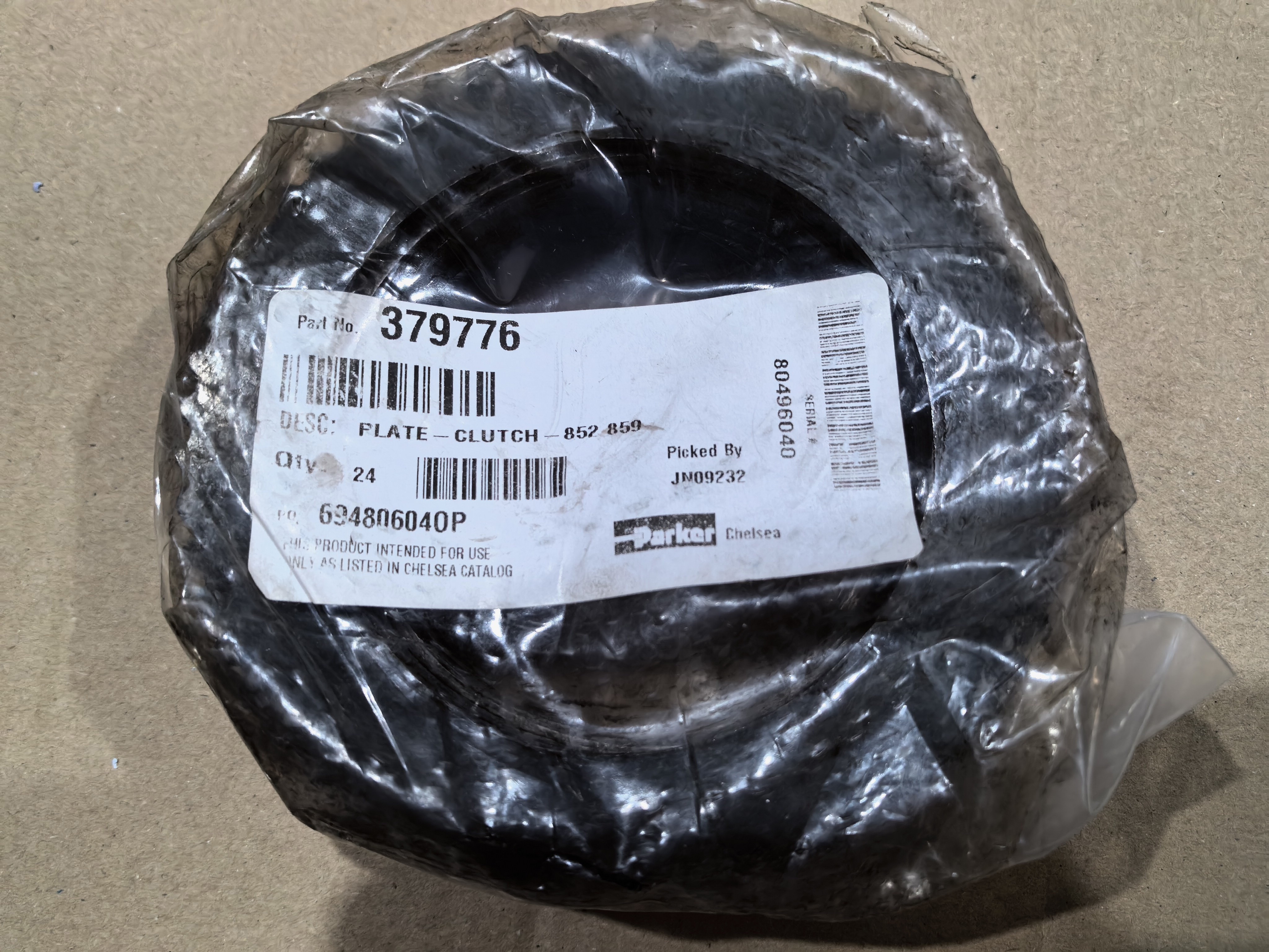 Parker 379776 Hydraulic Cartridge Valve