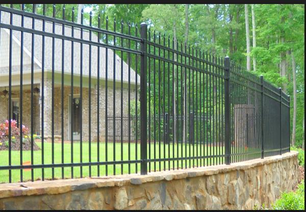 Black Steel Fence For Length 2.5m Width 2.4m Export To Many Countries