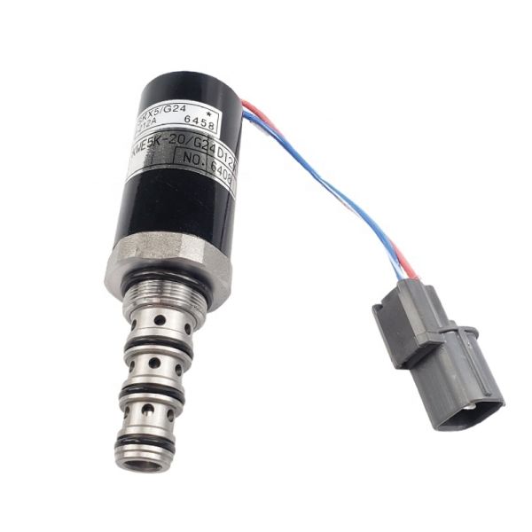 JUYULONG Safety Locking Solenoid Valve YN35V00005F1 for Kobelco SK200 250 260-2-5/G24D12A Construction Machinery Parts