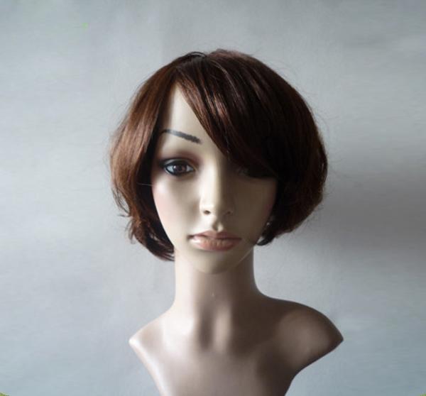 6A 100 Human Hair Wigs For Black Women , Front Lace Human Hair Wigs
