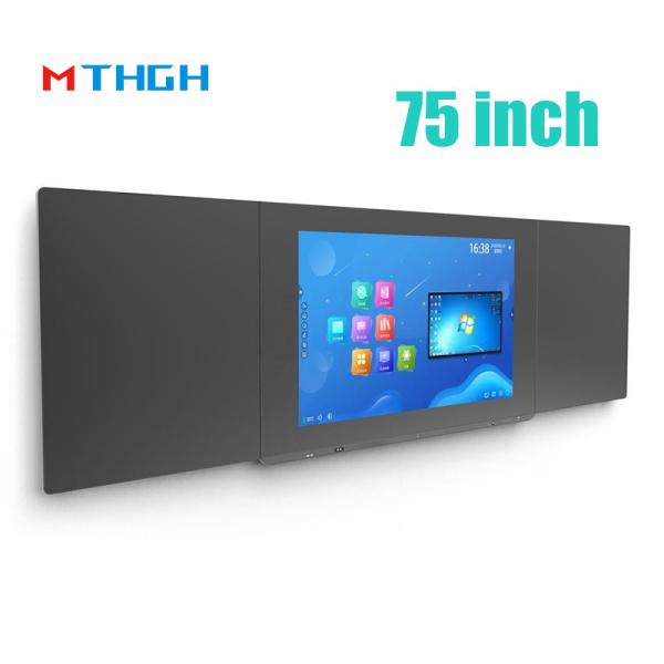 75 Inch Smart Digital Blackboard with Capacitive Touch and Android 13+Windows for Interactive Teaching