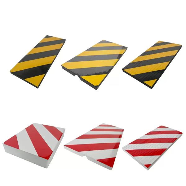 90 Degree Parking Garage Bumper Guard Red White Car Wall Protector