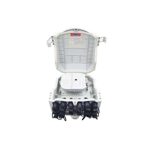 Waterproof IP65 16cores Fiber Optic Distribution Box 70KPa
